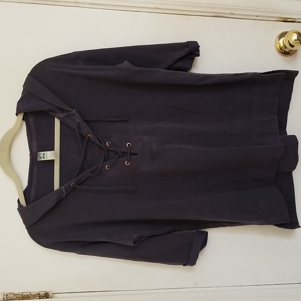 Tie front top